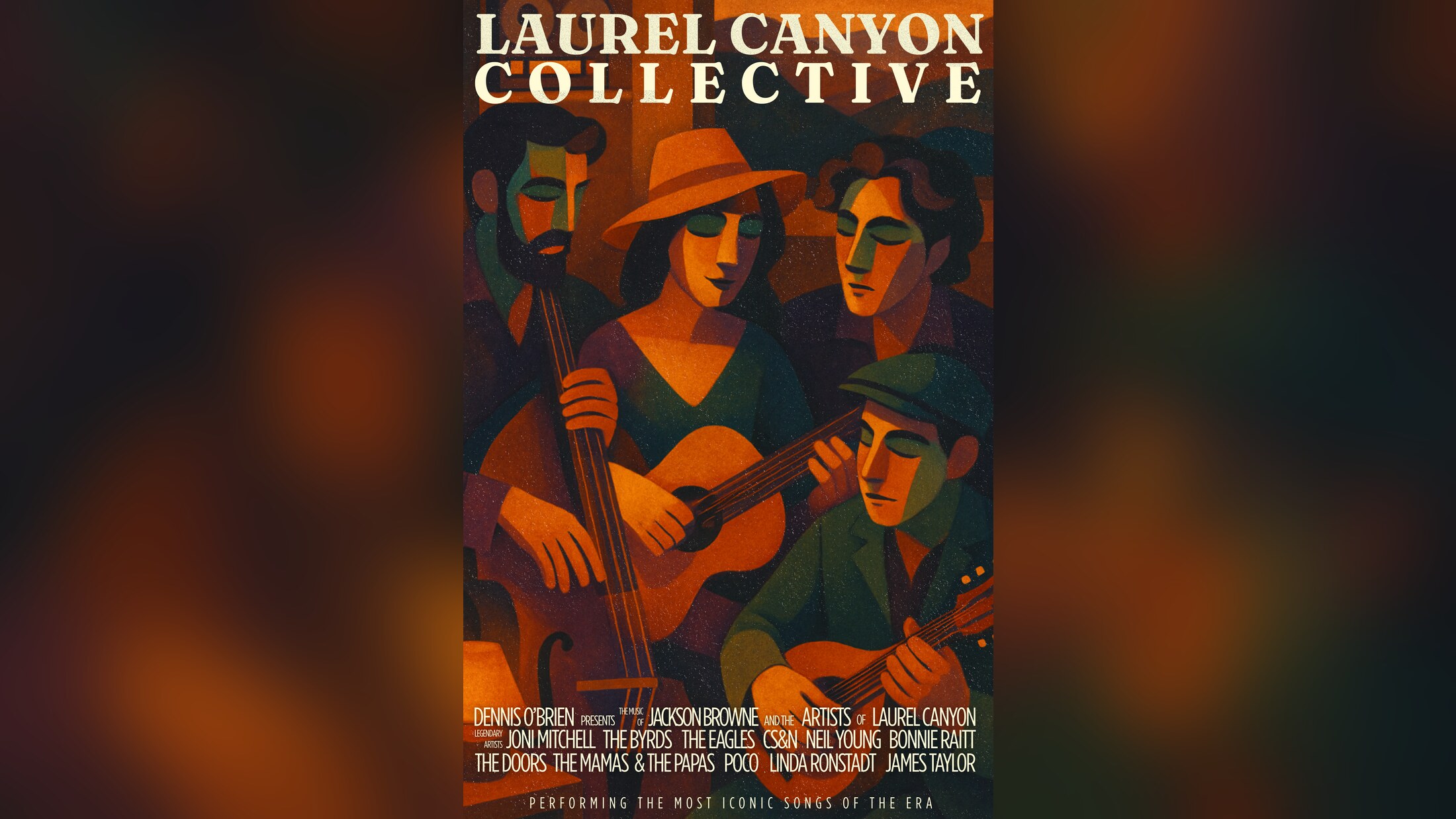 Laurel Canyon Collective venue poster artwork
